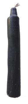 9/16" Black chime candle 20pk