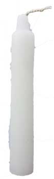 9/16" White chime candle 20pk